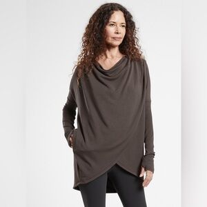 Athleta Purana Wrap Sweatshirt